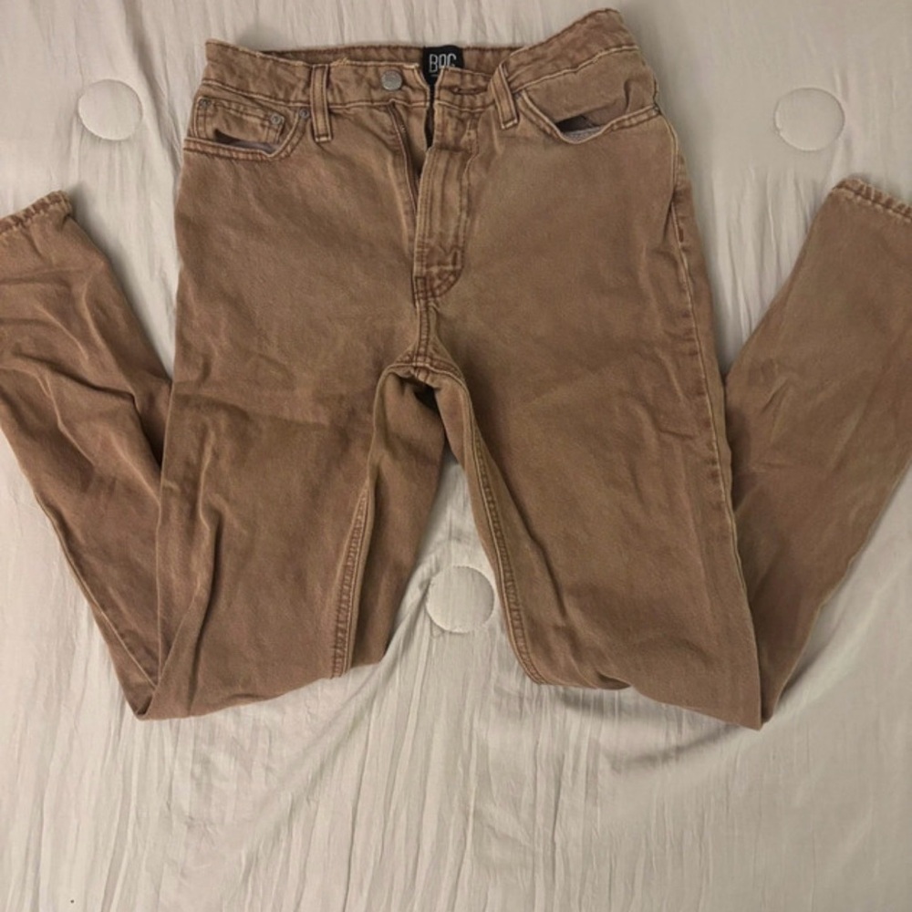 BDG Men's Light Brown Bootcut Jeans